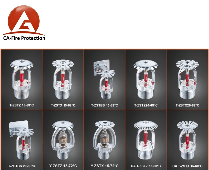 Water Spray Sprinkler Head Concealed Type Fire Sprinkler