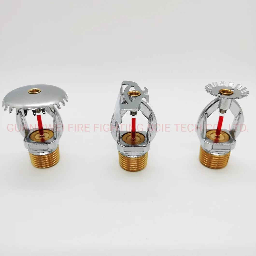 Quick Response Chrome Finished Vertical Sidewall Sprinkler