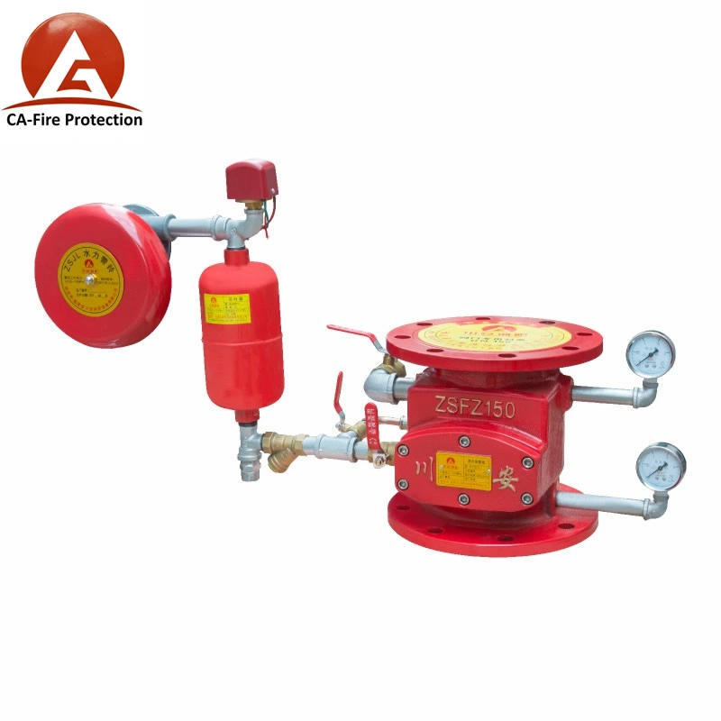 Ca Fire Dn200 Iron Protection Fire Alarm Valve Deluge Alarm Valve Fire Fighting Zsfz 100 Wet Alarm Valve